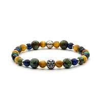 Armband Antracite Classic in Halbedelsteine C08 GIAMAICA